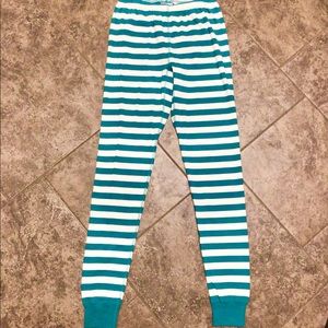 SOLD OUT COLOR HANNA ANDERSSON ADULT LONG JOHN STRIPE PANT IN ORGANIC COTTON
